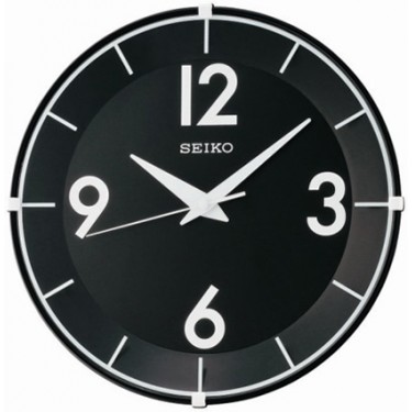 Пластиковые настенные интерьерные часы Seiko QXA490J