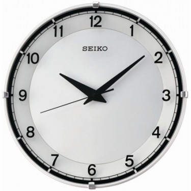Пластиковые настенные интерьерные часы Seiko QXA490W
