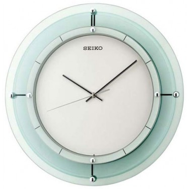 Пластиковые настенные интерьерные часы Seiko QXA500S