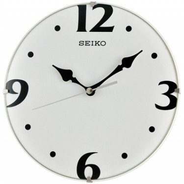 Пластиковые настенные интерьерные часы Seiko QXA515W