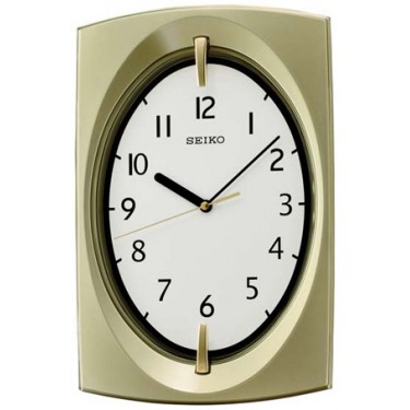 Пластиковые настенные интерьерные часы Seiko QXA519G