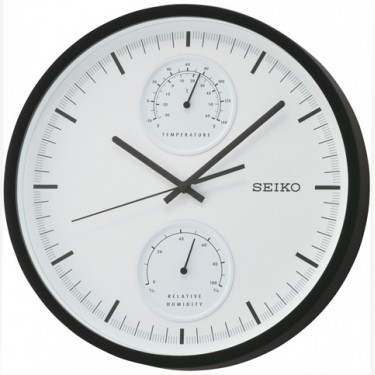 Пластиковые настенные интерьерные часы Seiko QXA525K