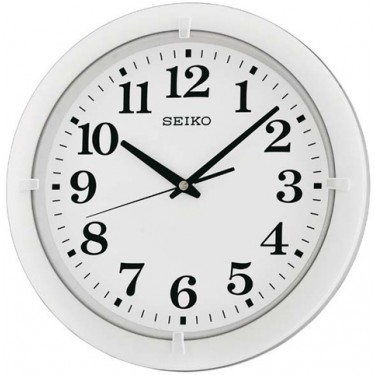 Пластиковые настенные интерьерные часы Seiko QXA532W