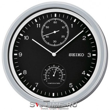 Пластиковые настенные интерьерные часы Seiko QXA542A