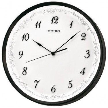 Пластиковые настенные интерьерные часы Seiko QXA546K