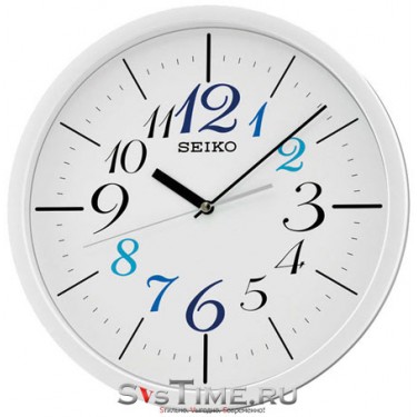 Пластиковые настенные интерьерные часы Seiko QXA547W