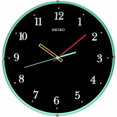 Пластиковые настенные интерьерные часы Seiko QXA568K