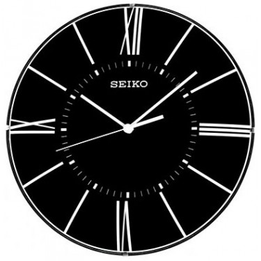 Пластиковые настенные интерьерные часы Seiko QXA570J
