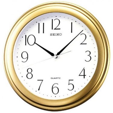 Пластиковые настенные интерьерные часы Seiko QXA576G