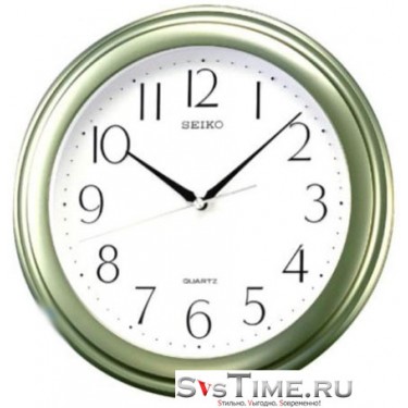 Пластиковые настенные интерьерные часы Seiko QXA576M
