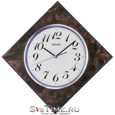 Пластиковые настенные интерьерные часы Seiko QXA586B
