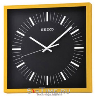Пластиковые настенные интерьерные часы Seiko QXA588Y