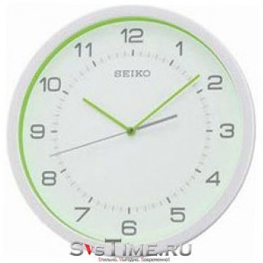 Пластиковые настенные интерьерные часы Seiko QXA589W
