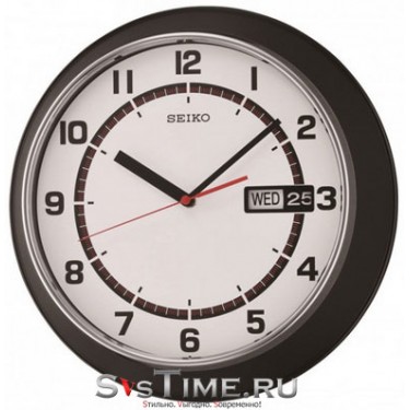 Пластиковые настенные интерьерные часы Seiko QXF102J