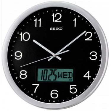 Пластиковые настенные интерьерные часы Seiko QXL007A