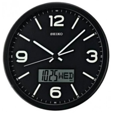 Пластиковые настенные интерьерные часы Seiko QXL010K