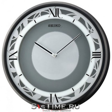 Пластиковые настенные интерьерные часы Seiko QXS003K