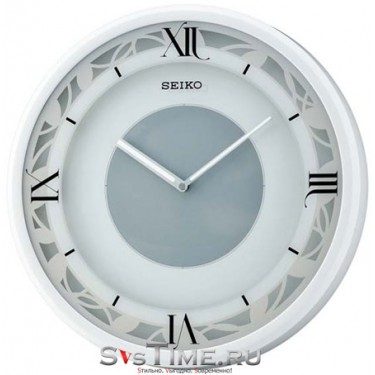 Пластиковые настенные интерьерные часы Seiko QXS003W
