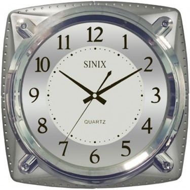 Пластиковые настенные интерьерные часы Sinix 1021M музыка