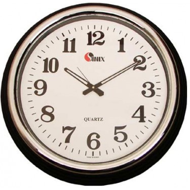 Пластиковые настенные интерьерные часы Sinix 3500