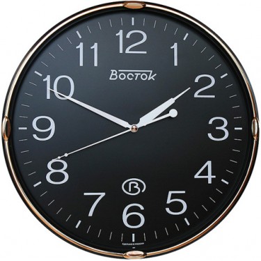 Пластиковые настенные интерьерные часы Vostok К8120-5-1