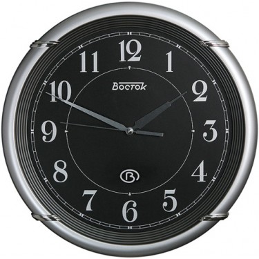 Пластиковые настенные интерьерные часы Vostok К8128-2