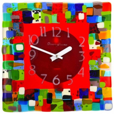 Стеклянные Настенные интерьерные часы Diamantini&Domeniconi 34 A