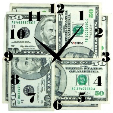 Стеклянные настенные интерьерные часы SvsTime 001-33X33-0001-07B