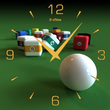 Стеклянные настенные интерьерные часы SvsTime 004-33X33-0004-03G