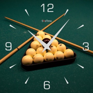Стеклянные настенные интерьерные часы SvsTime 004-33X33-0005-03S