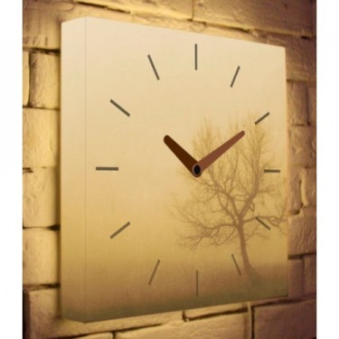 Световые часы Осенний туман Kitch Clock LB-001