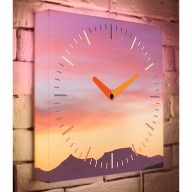 Световые часы Закат Kitch Clock LB-004