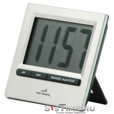 Настольные интерьерные часы - будильник Wendox W2894-S
