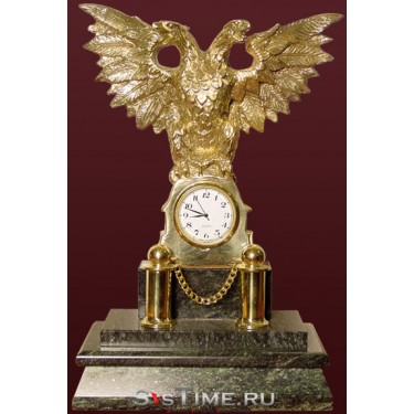 Часы Двуглавый орел из бронзы Vel 03-12-03-03700