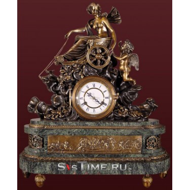 Часы Колесница Венеры из бронзы Vel 03-12-01-00101
