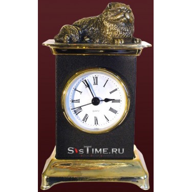 Часы Кот из бронзы Vel 03-12-05-00100