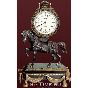 Часы Лошадь со шкатулкой из бронзы Vel 03-12-02-01701