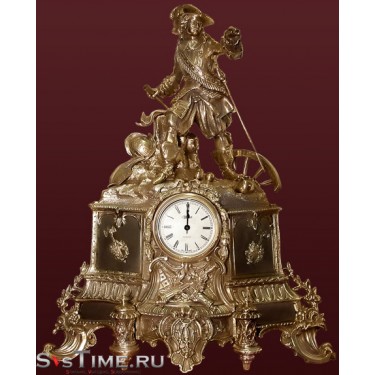 Часы Мушкетер из бронзы Vel 03-12-01-01601