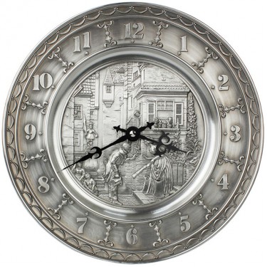 Часы настенные из олова Artina SKS 15471