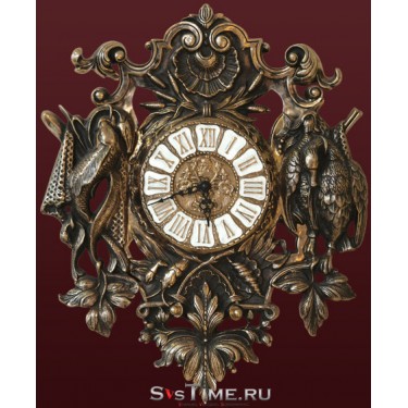 Часы Охота из бронзы Vel 03-12-04-00100