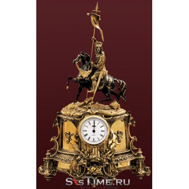Часы Рыцарь знаменосец из бронзы Vel 03-12-01-00201