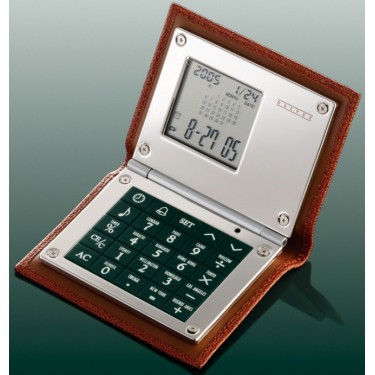 Калькулятор многофункциональный в кожаном футляре Dalvey 428