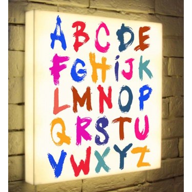 Лайтбокс для детской Alphabet BoxPop 45x45-004