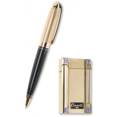 Набор: ручка + зажигалка Caseti CA13241-1