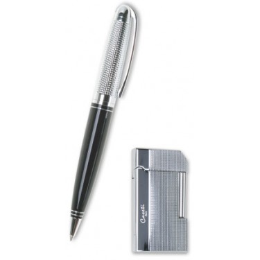 Набор: ручка + зажигалка Caseti CA14059-4
