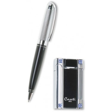 Набор: ручка + зажигалка Caseti CA14241-4