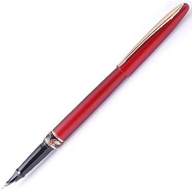 Перьевая ручка Crocodile Cr215F Matte Red