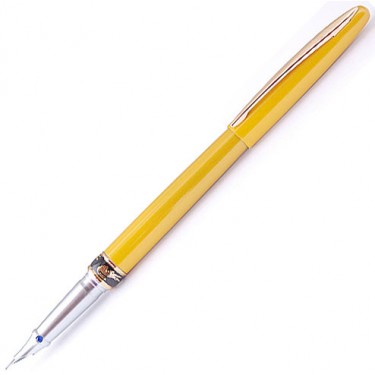 Перьевая ручка Crocodile Cr215F Yellow