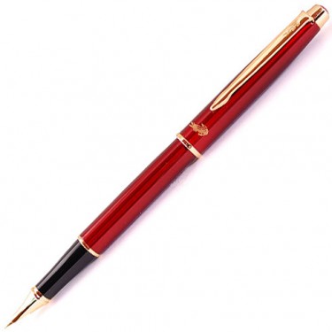 Перьевая ручка Crocodile Cr227F Red