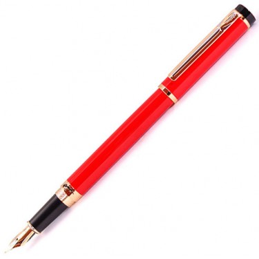 Перьевая ручка Crocodile Cr398F Red